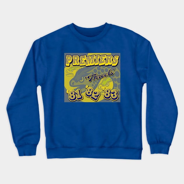 Parramatta Eels - 3x PREMIERS 81, 82, 83 - THREELS! Crewneck Sweatshirt by OG Ballers